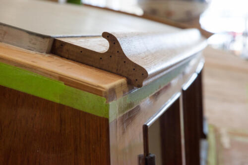Deck House Grab Rail Installation